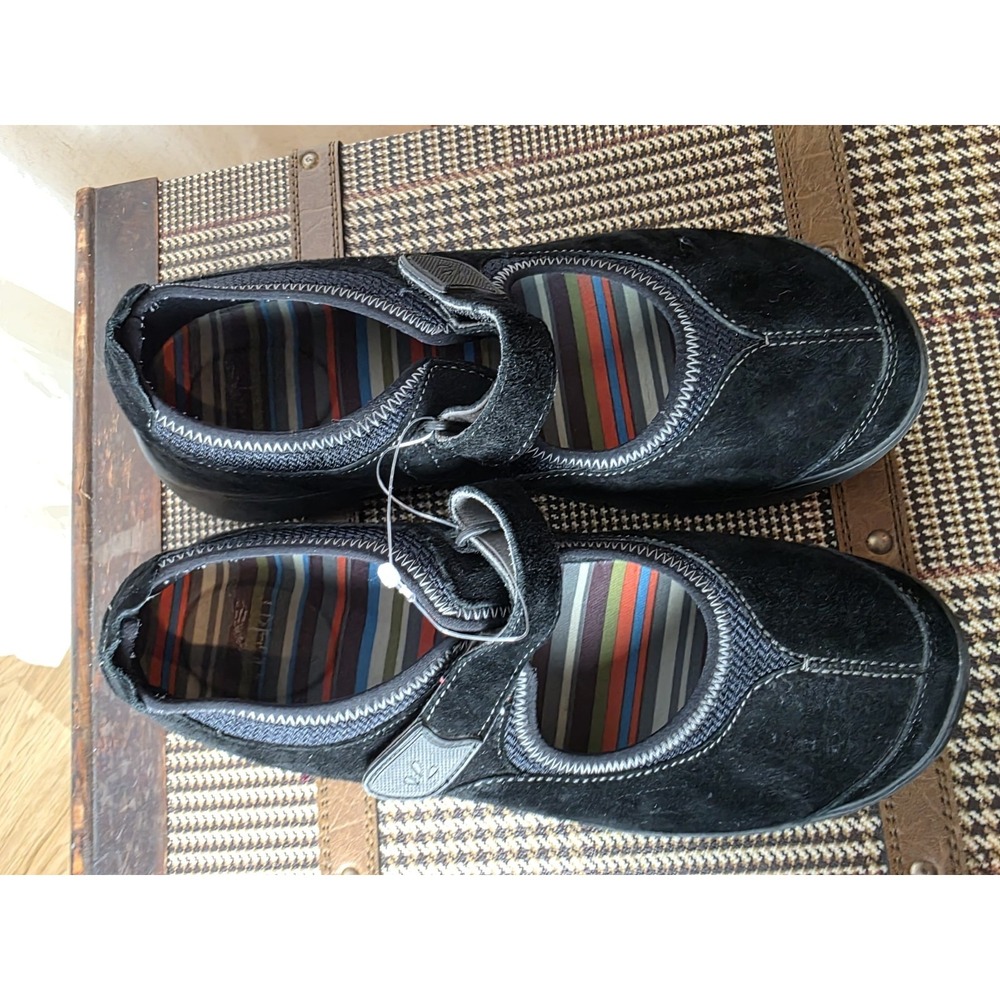 DANSKO Edda Mary Jane Shoes  Black Suede - 41 EU